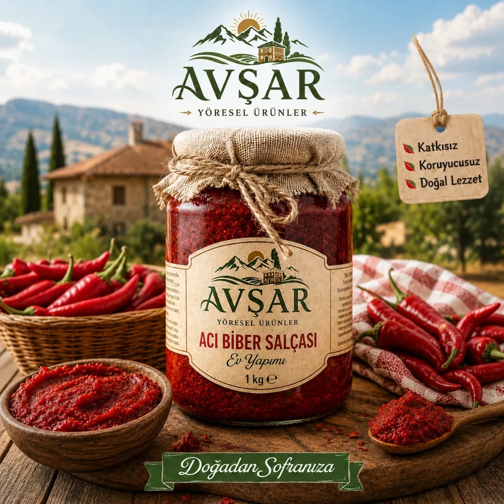 Acı Biber Salçası 1000 Gr