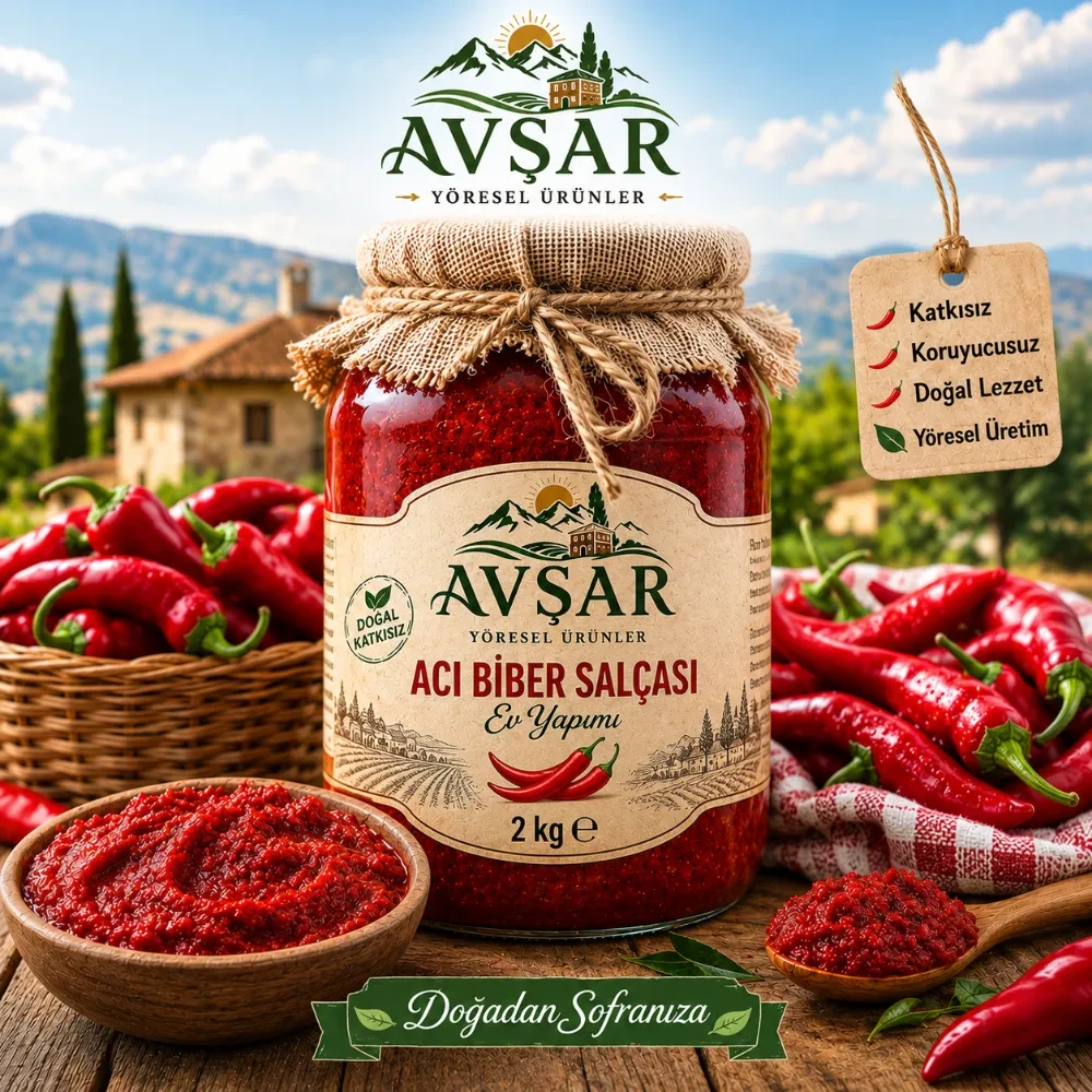 Acı Biber Salçası 2000 Gr