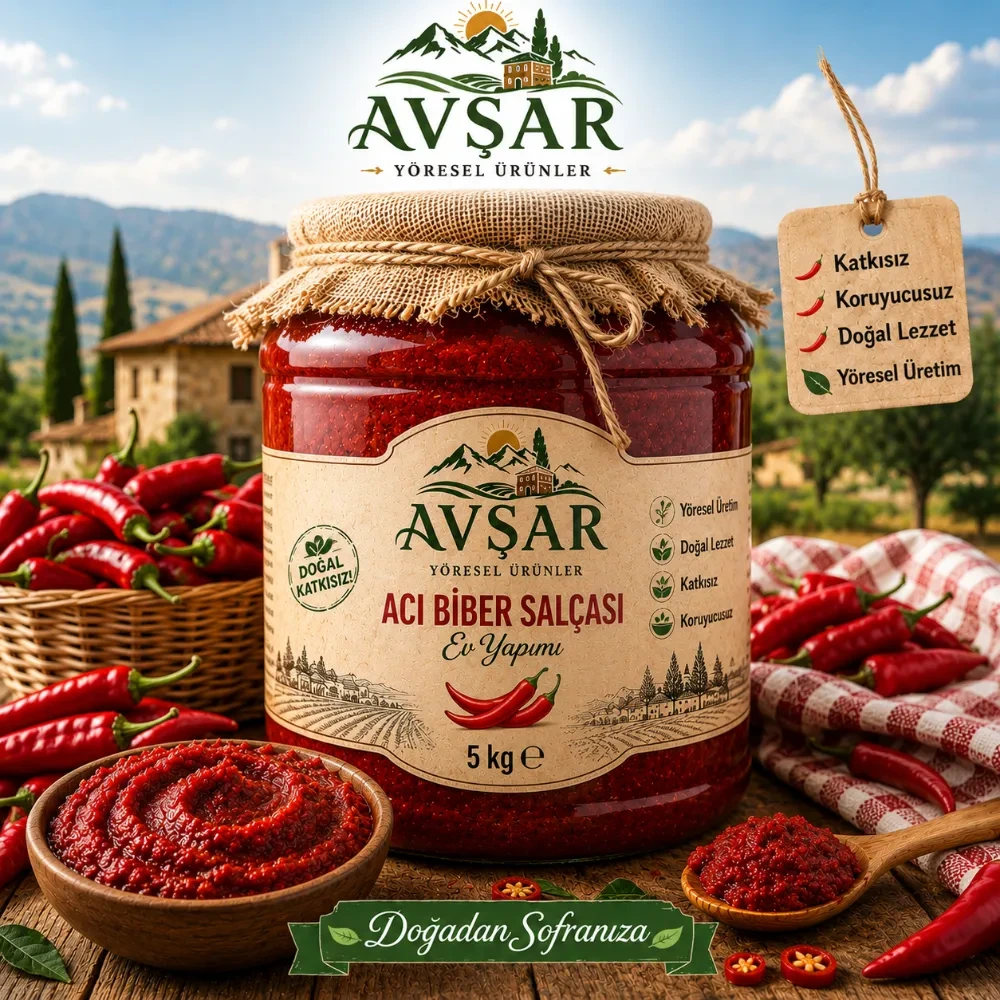 Acı Biber Salçası 5000 Gr