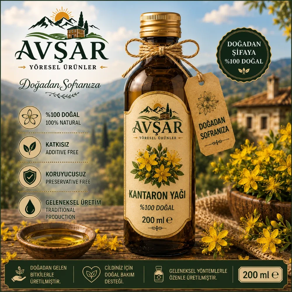 Kantaron Yağı 200 Ml
