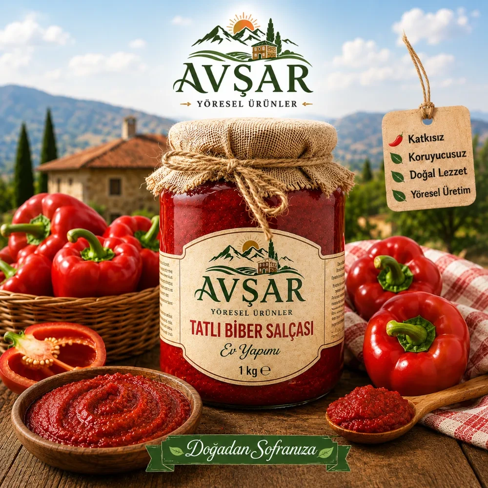 Tatlı Biber Salçası 1000 Gr