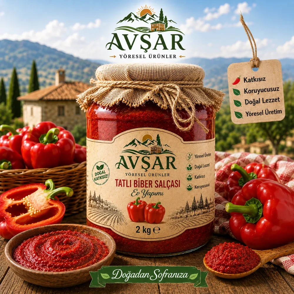 Tatlı Biber Salçası 2000 Gr