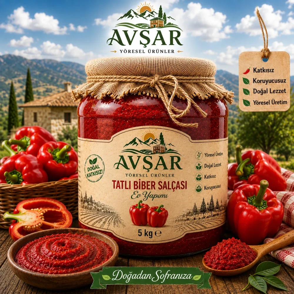 Tatlı Biber Salçası 5000 Gr